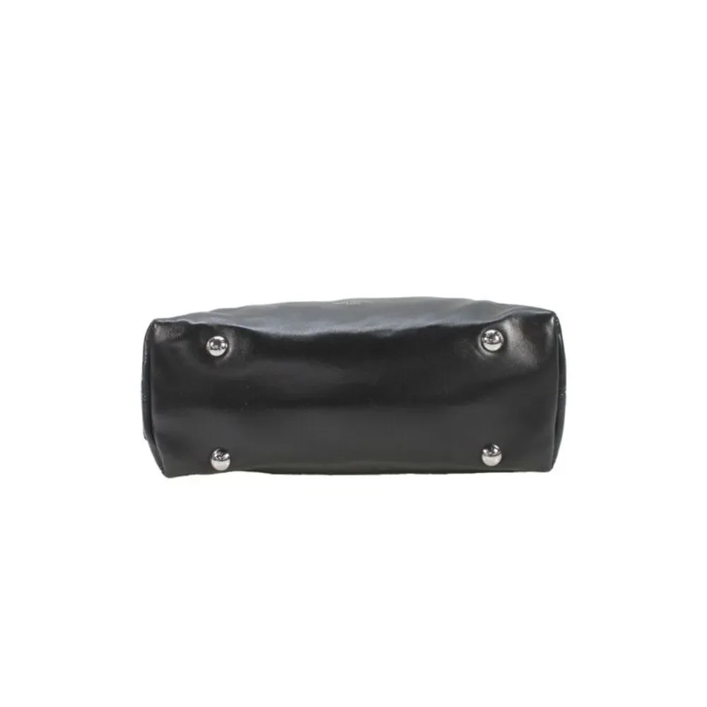 Louis Vuitton Womens Lambskin CarryAll Cargo Vibe PM Bag Black